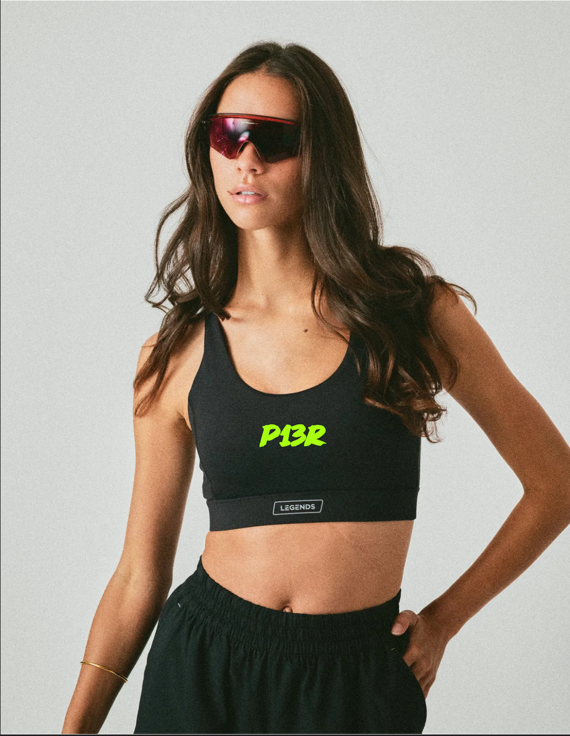 Run Club Legends Peyton Bra Onyx